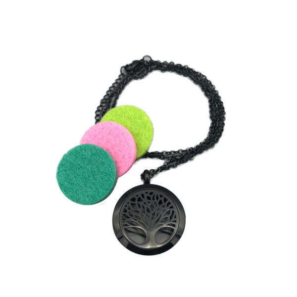 Collar Arbol De Vida Negro