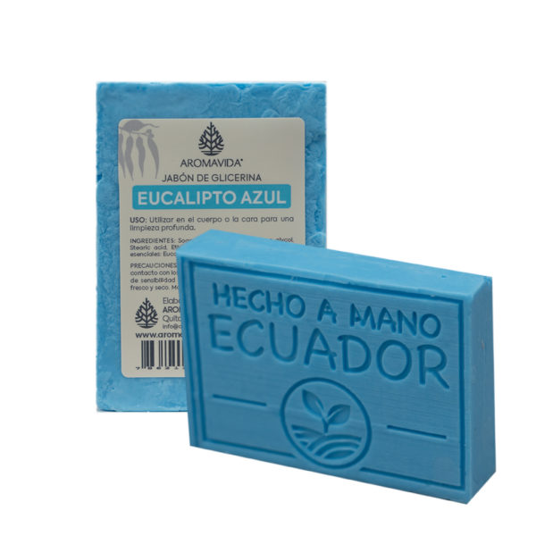 Jabón Glicerina Eucalipto Azul