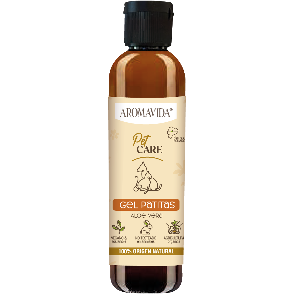 Gel natural para patitas con aloe vera