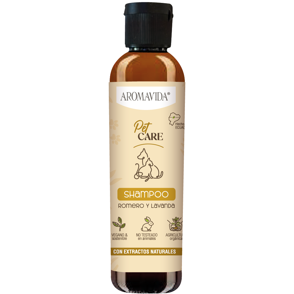 Shampoo natural para mascotas