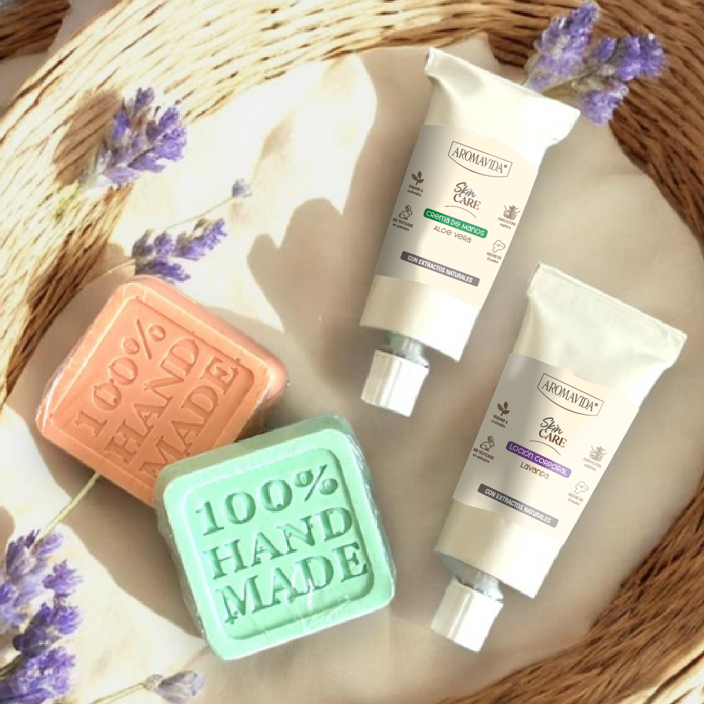 Kit corporal : cremas corporales + mini jabones