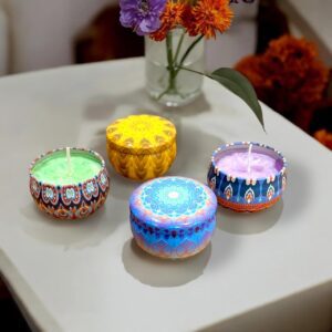 Kit Luz y esencia : 4 mini velas aromáticas